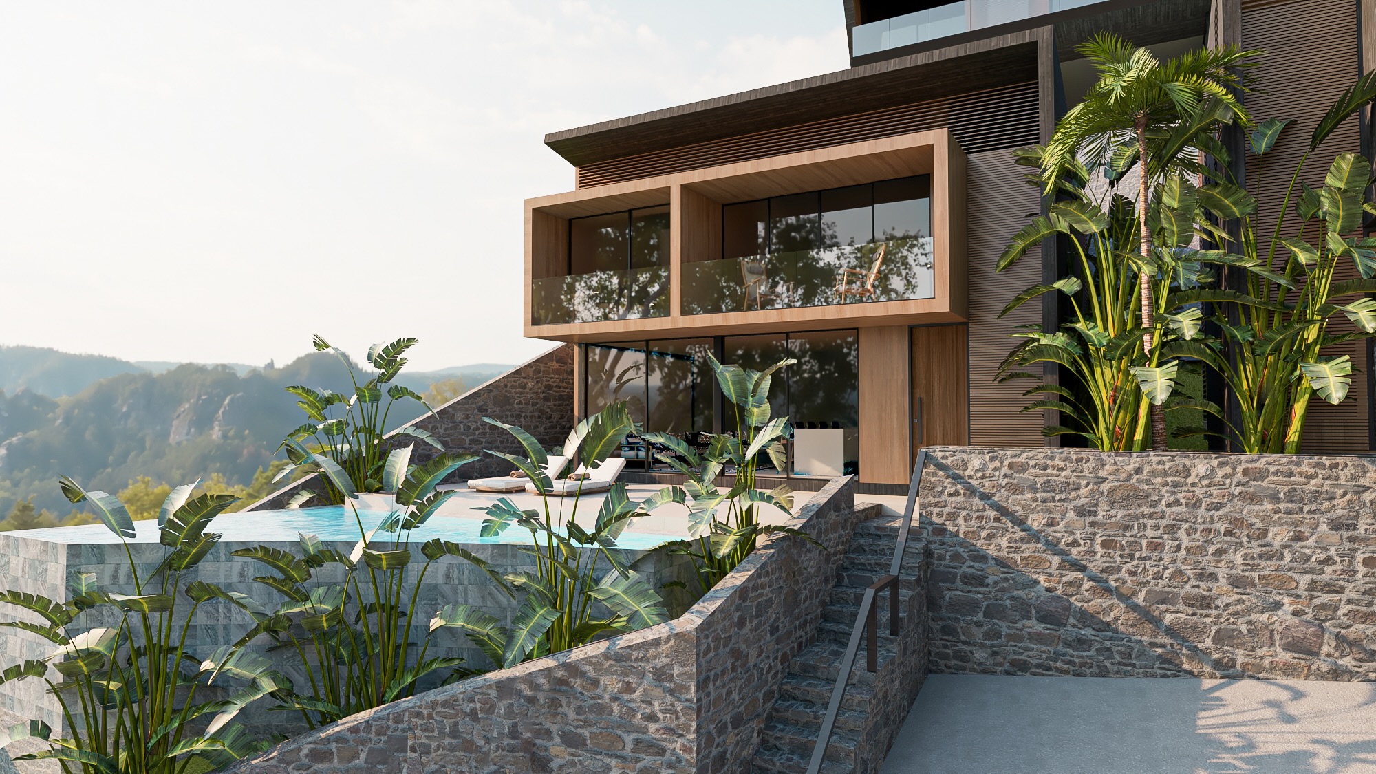 Computer-generated render of Villa Superior
